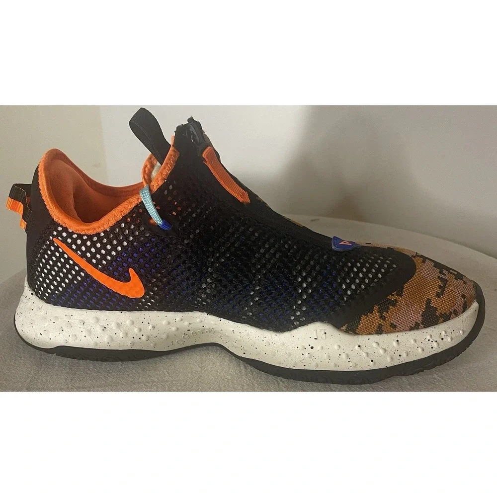 Nike PG 4 Paul George Basketball Shoes Mens 9.5 Digital‎ Camo CD5079-200 - Picture 11 of 14